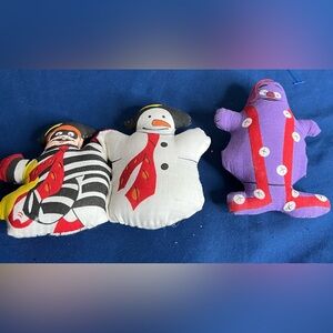 Rare vintage 1970’s McDonalds Christmas ornaments